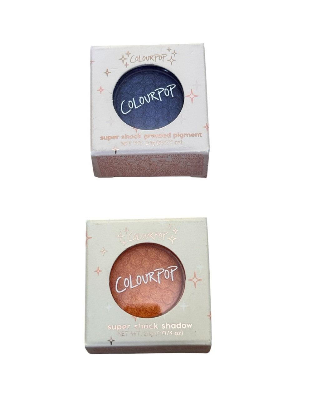 ColourPop Super Shock EyeShadow Bundle Bubble Bee & Mogul BNIB Discontinued